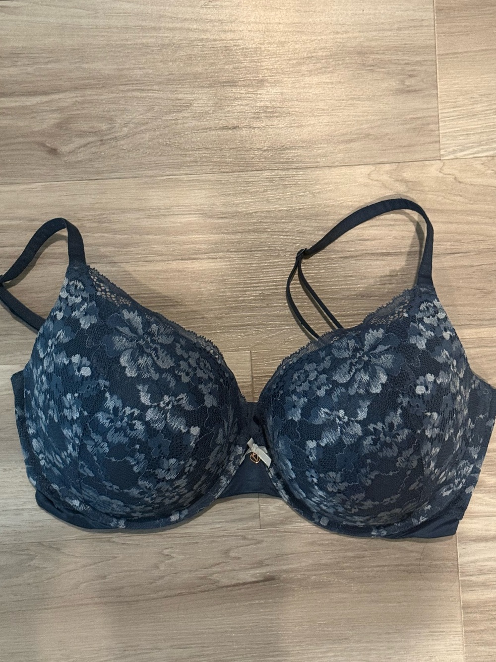 VS Body by Victoria perfect shape bra in blue lace